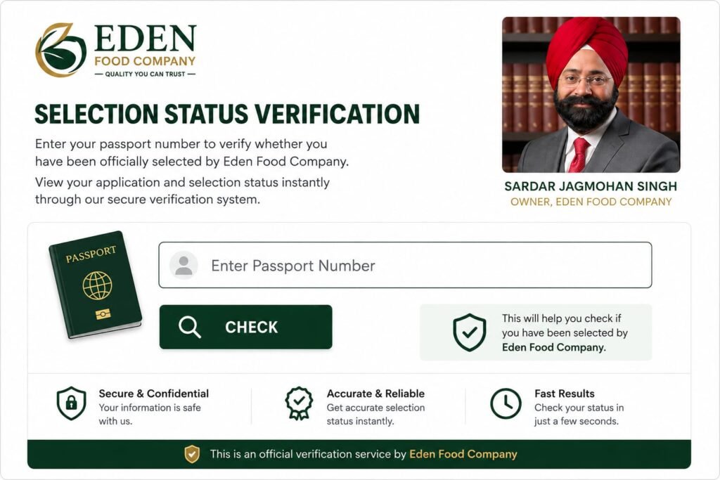 Sardar Jagmohan Singh Selection Check 